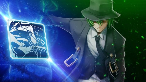 Hazama, blazblue, спусковой крючок