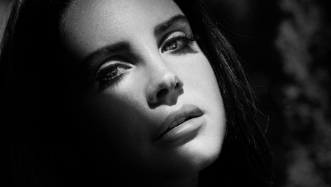 Lana del rey, певица, знаменитость, лицо, bw