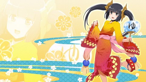 Onigiri, mmorpg, девушка, аниме, кимоно