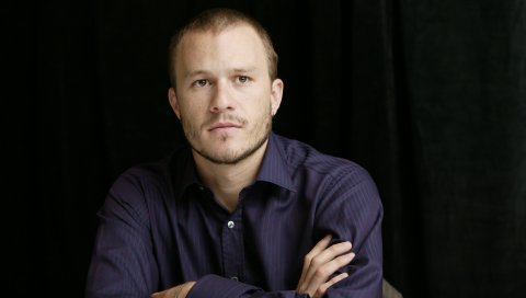 Heath bookger, мужчина, актер, рубашка