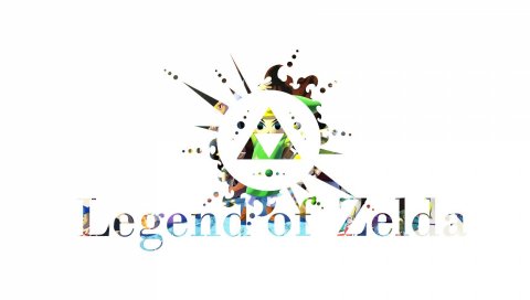легенда Zelda, логотип, игры, искусство