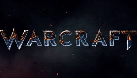 варкрафт, логотип, игра, огонь