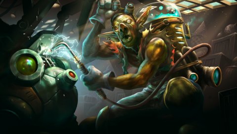 телепортируйтесь, герои WarCraft, метели, гоблинов против гномов