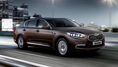 Киа quoris, Kia Motors, Киа, концепции, вид сбоку