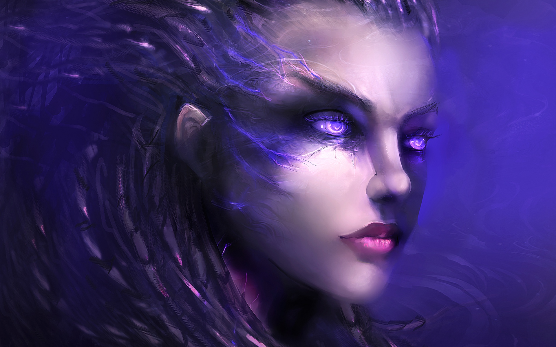 Картинки Starcraft 2, sarah kerrigan, искусство, лицо фото и обои на рабочий стол