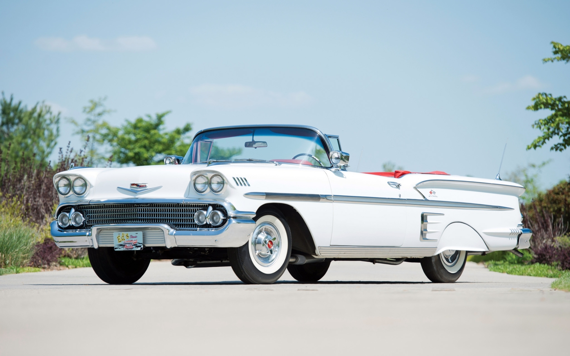 Картинки Chevrolet, bel air, impala, 1958, кабриолет фото и обои на рабочий стол