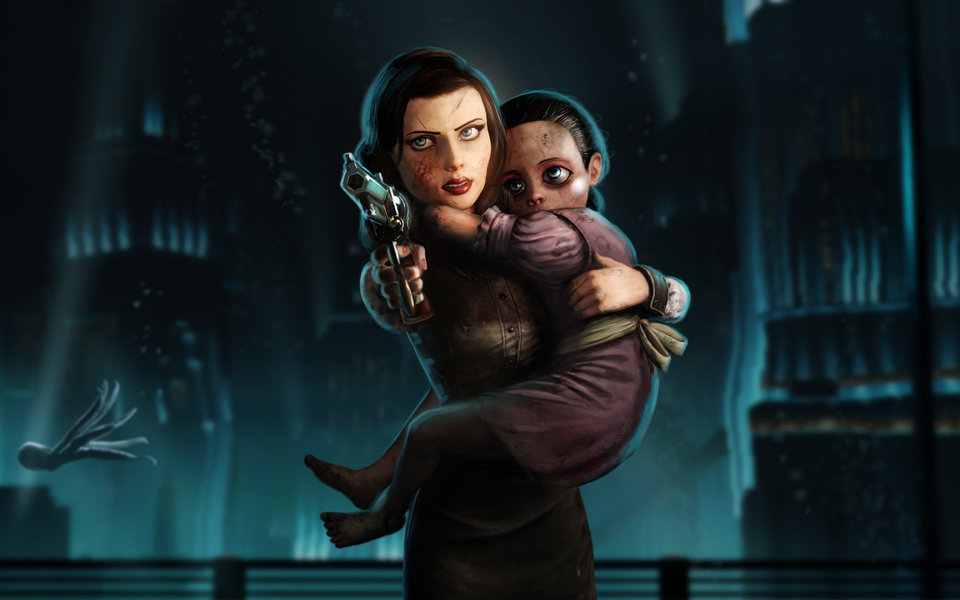 Картинки Bioshock бесконечный, 2k игры, иррациональные игры фото и обои на рабочий стол