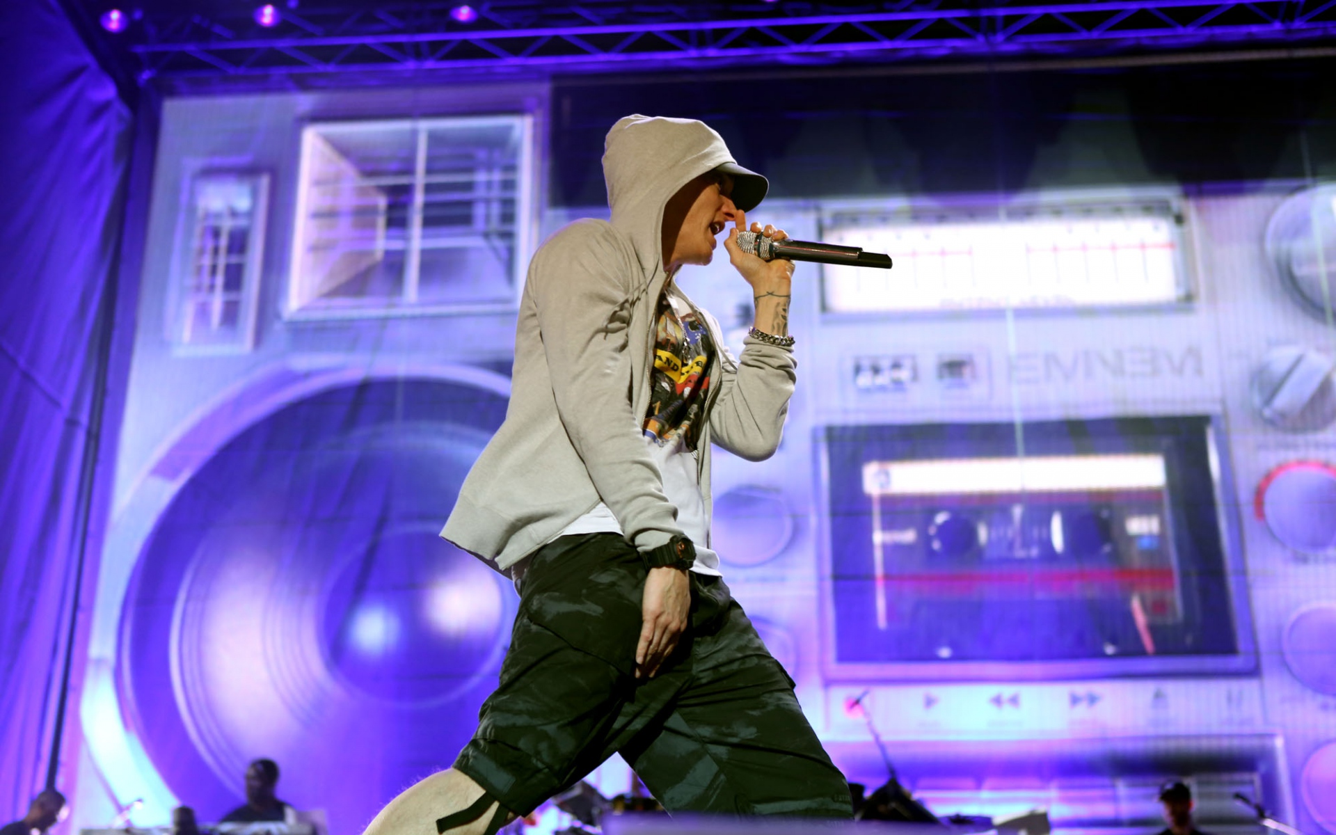 Картинки Музыка midtown 2015, eminem, исполнение фото и обои на рабочий стол