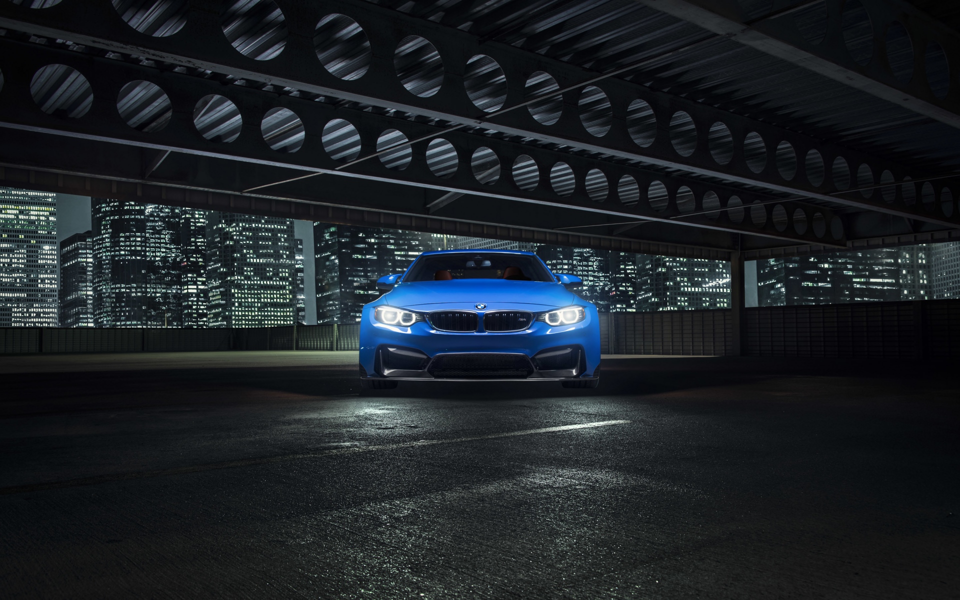 Картинки Bmw, гтп, vorsteiner, синий, вид спереди фото и обои на рабочий стол