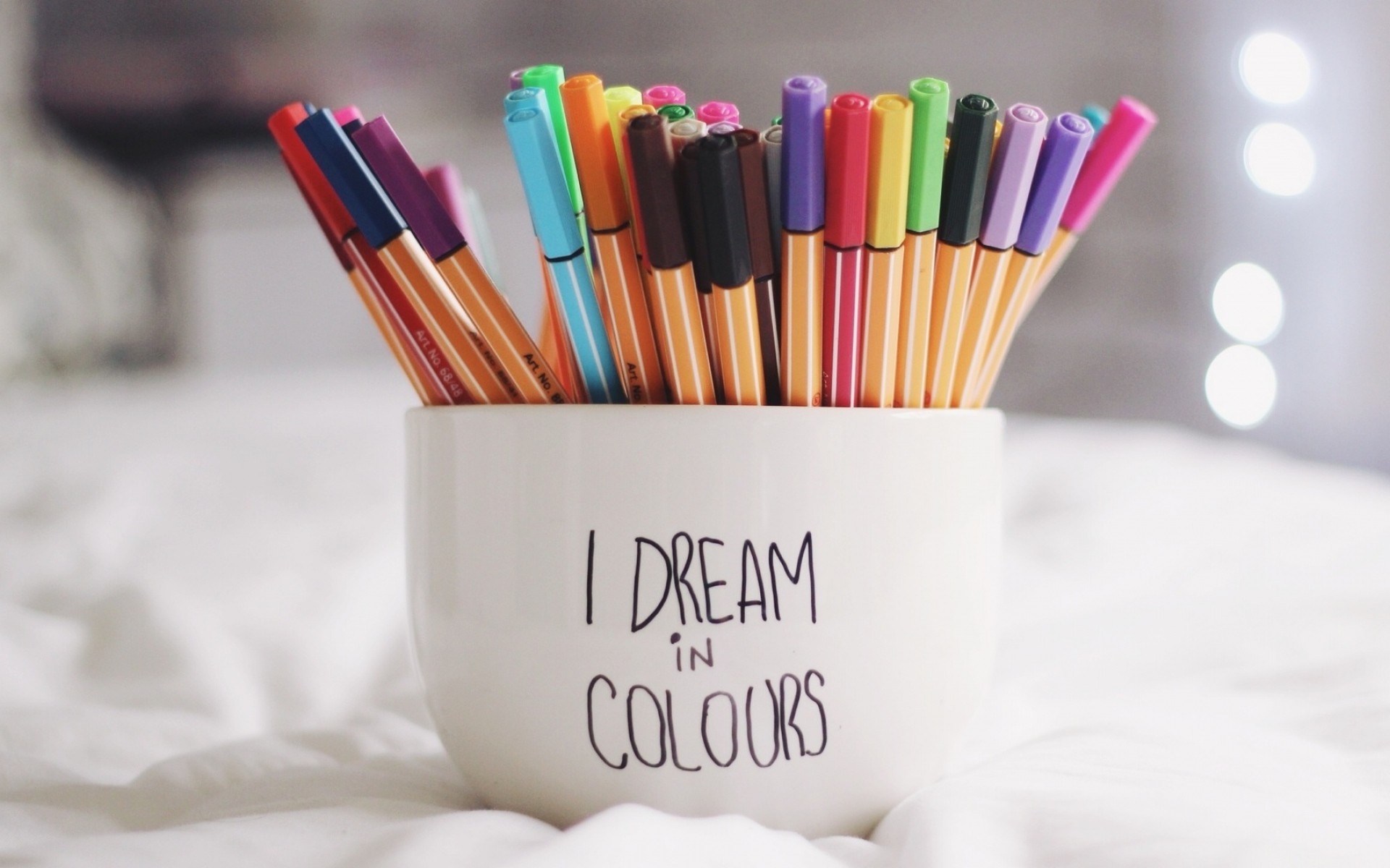 Картинки Ручка, чашка, мечты, красочные фото и обои на рабочий стол