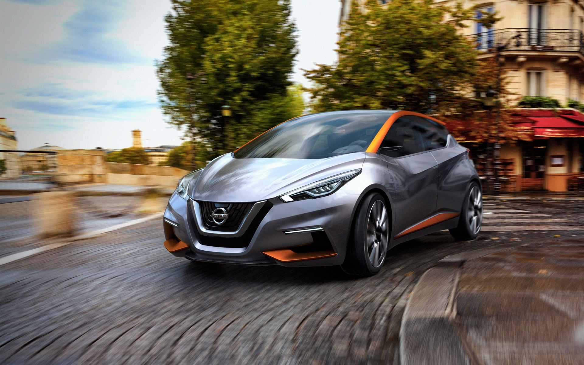 Картинки Nissan, sway, side view, 2015, концепция фото и обои на рабочий стол