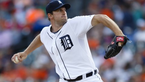 Max scherzer, бейсбол, бросок