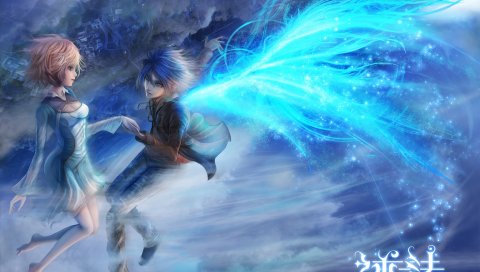 Fufu, law ii, inverse, art, girl, boy, anime
