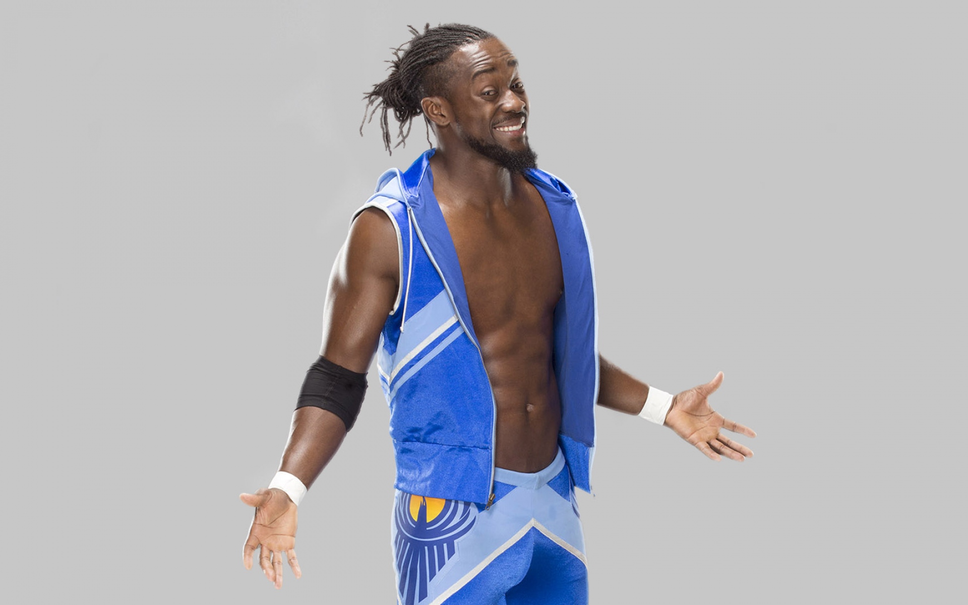 Картинки Kofi kingston, wwe, деньги в банке 2015 фото и обои на рабочий стол