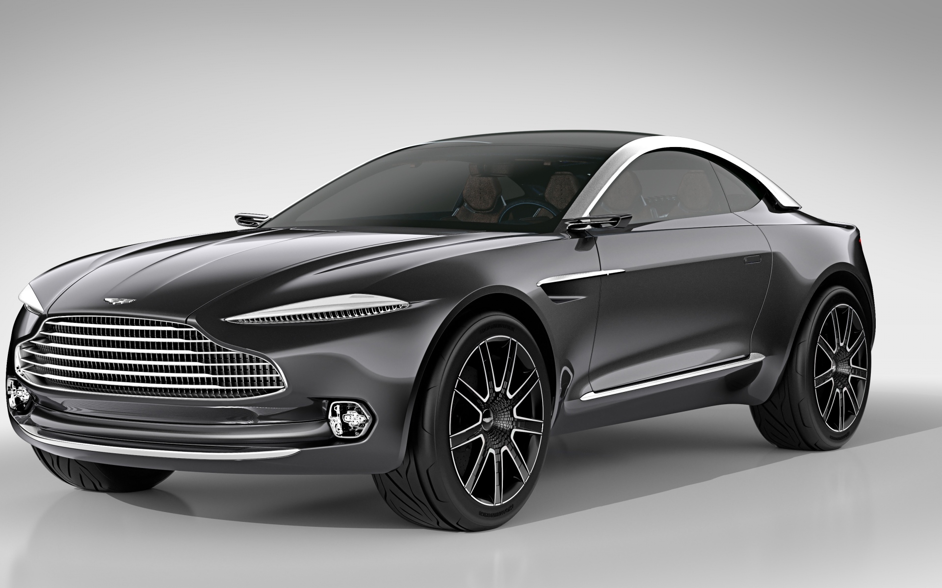 Картинки Aston martin, dbx, концепция, черный, вид сбоку фото и обои на рабочий стол