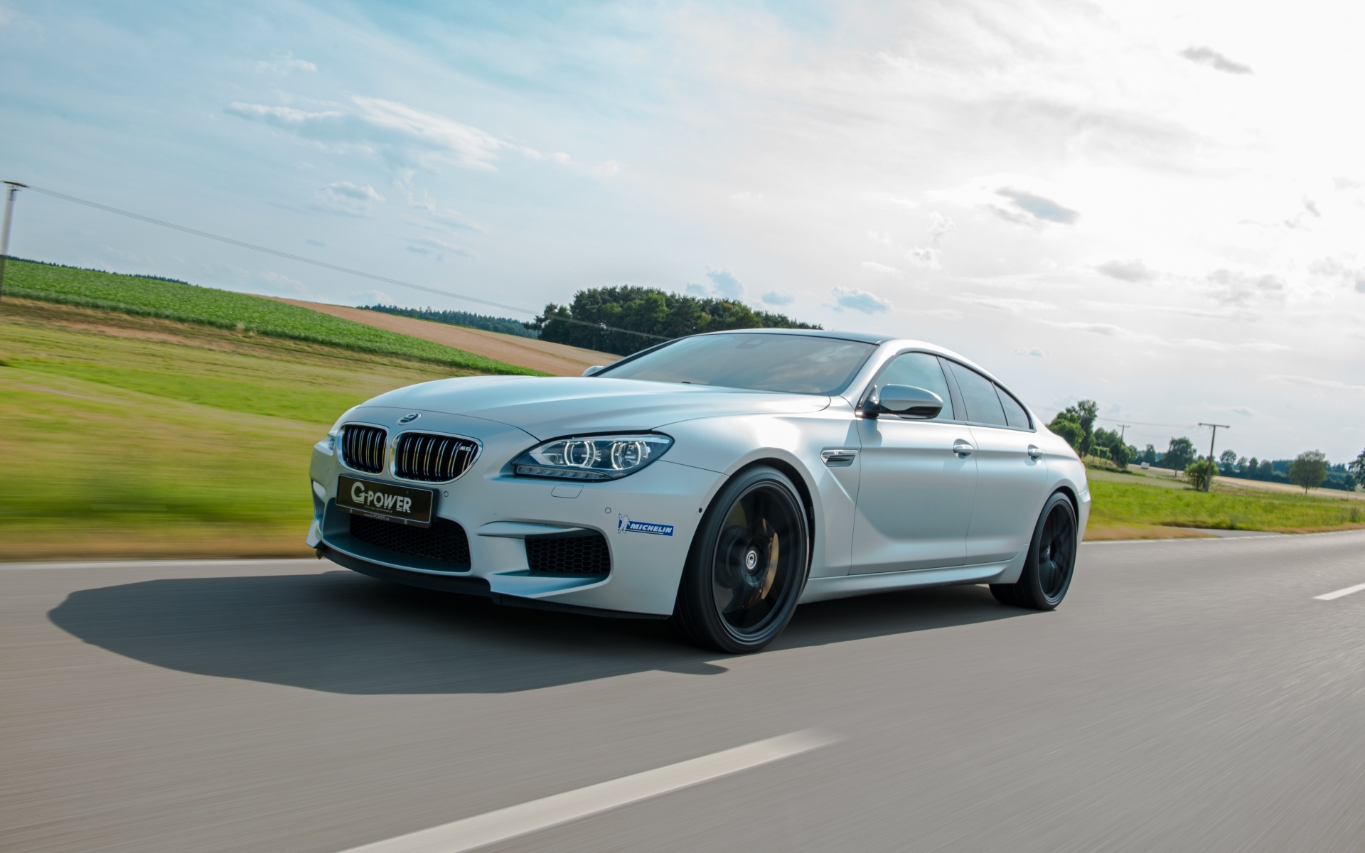 Картинки G-power, bmw, m6, скорость, движение, вид сбоку фото и обои на рабочий стол