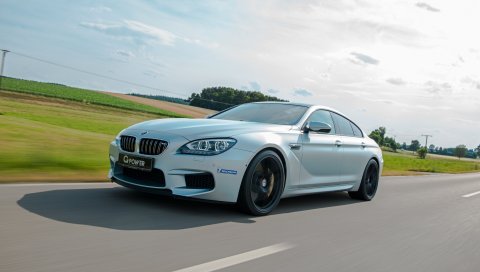 G-power, bmw, m6, скорость, движение, вид сбоку