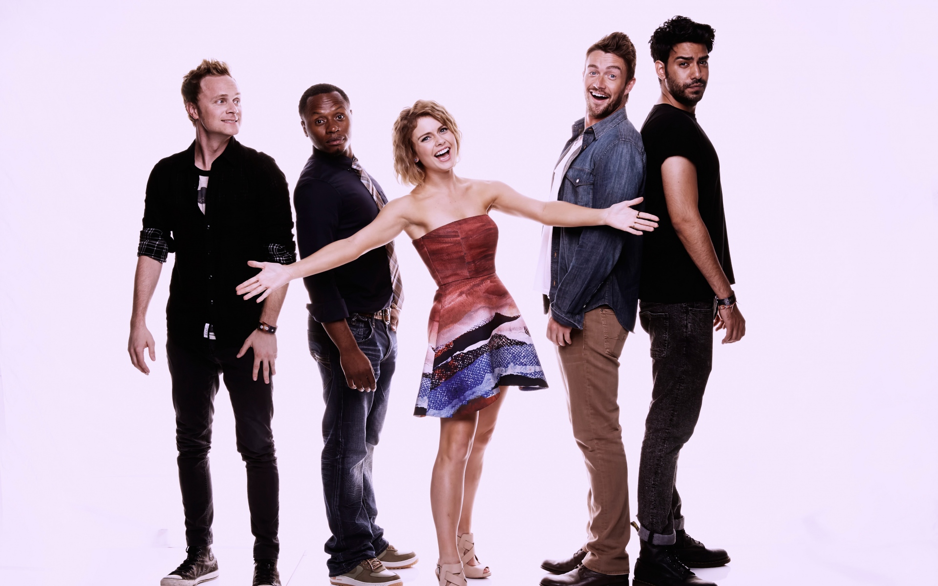 Картинки Izombie, malcolm goodwin, rahul kohli, robert buckley, david anders фото и обои на рабочий стол