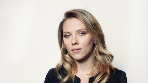 Scarlett johansson, актриса, лицо, улыбка, блондинка