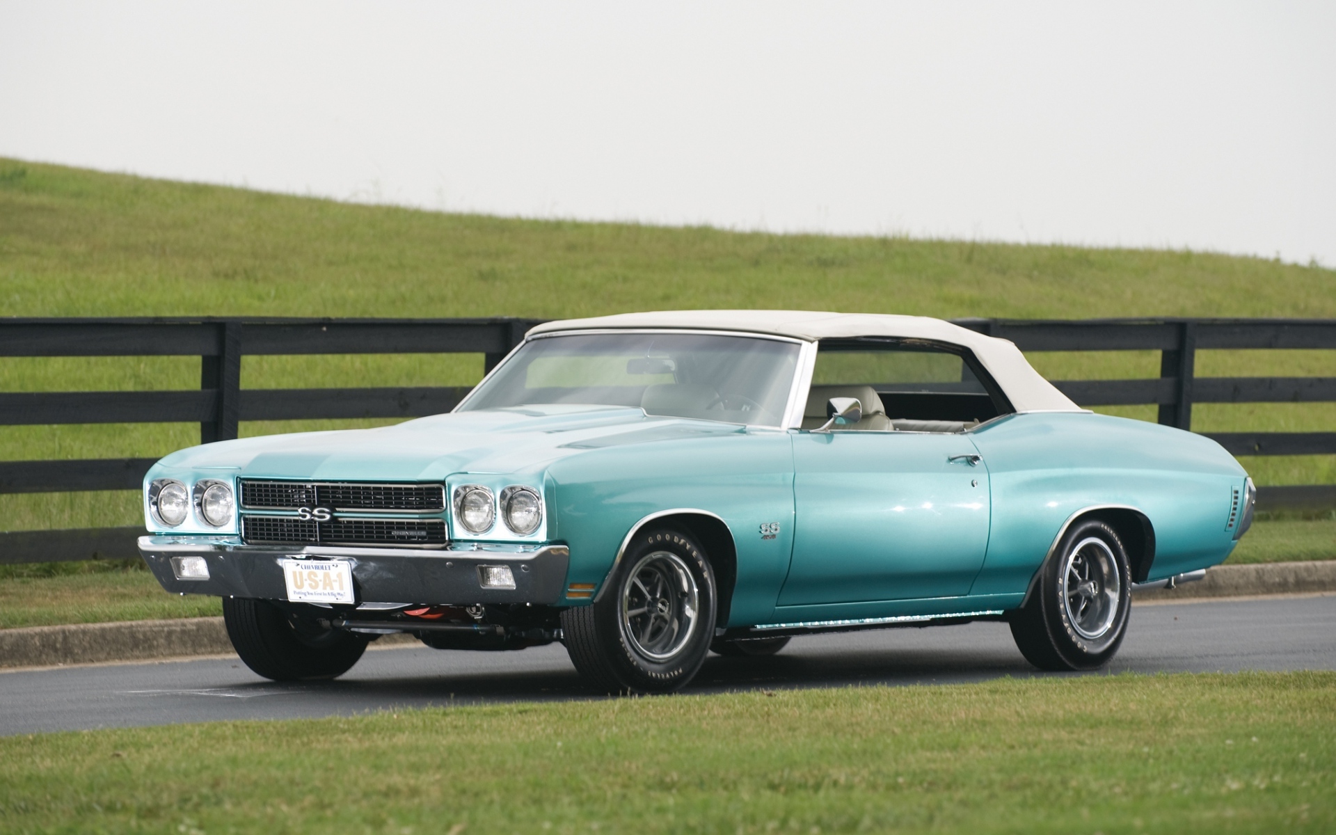 Картинки Chevrolet, chevelle, 1970, вид сбоку фото и обои на рабочий стол
