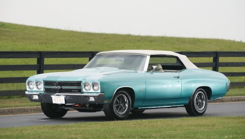 Chevrolet, chevelle, 1970, вид сбоку