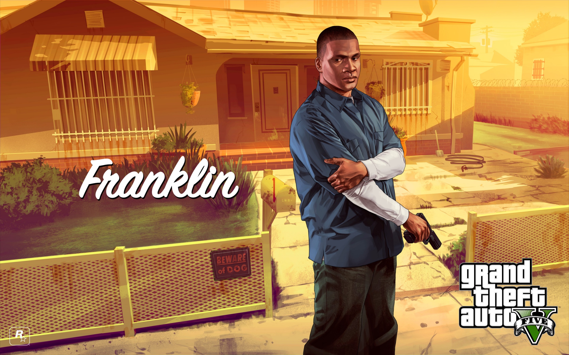 Картинки Clinton, franklin, grand theft auto v, gta фото и обои на рабочий стол