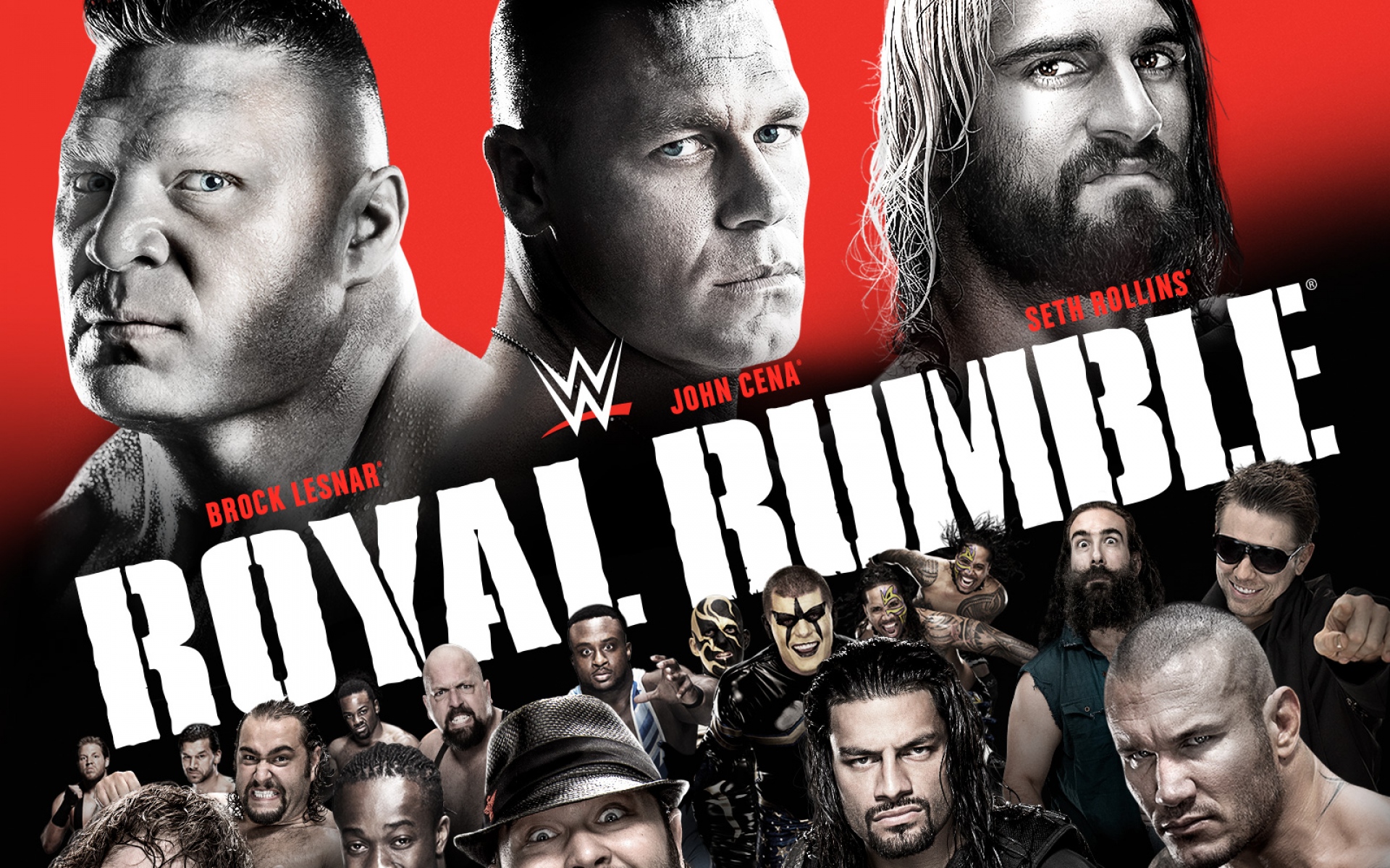 Картинки Wwe, ликвидационная камера, 2015, блок lesnar, john cena, seth rollins фото и обои на рабочий стол