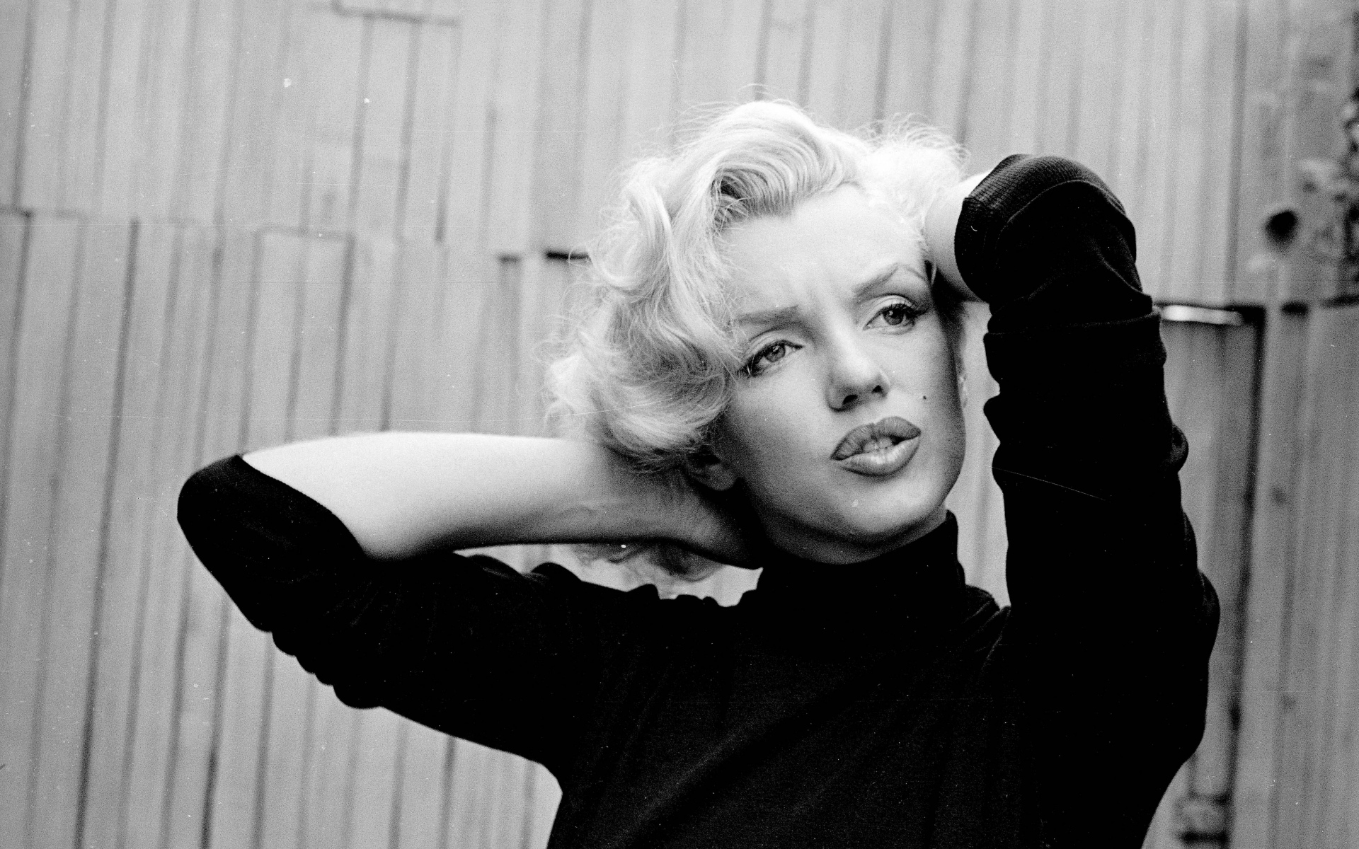 Картинки Marilyn monroe, певец, актриса, bw фото и обои на рабочий стол