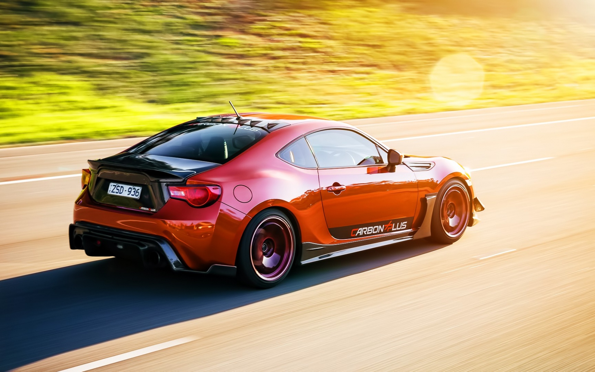 Картинки Toyota gt 86, toyota, красный, вид сбоку фото и обои на рабочий стол