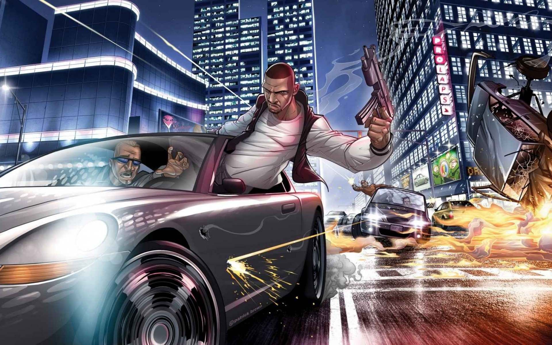 Картинки Грандиозная кража auto iv, gta, patrick brown фото и обои на рабочий стол