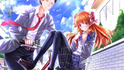 Gekkan shoujo nozaki-kun, мальчик, девушка, корзина