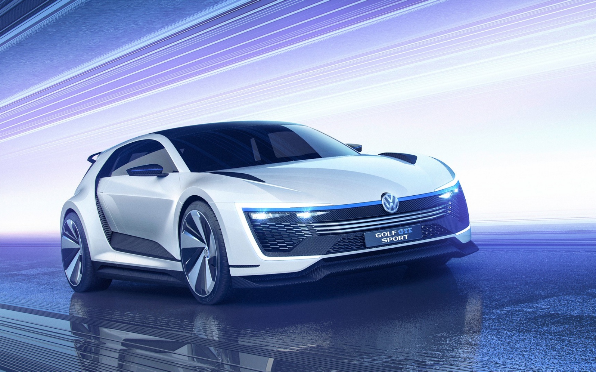 Картинки Volkswagen golf, volkswagen, gte, спортивный автомобиль, концепция фото и обои на рабочий стол