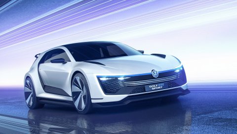 Volkswagen golf, volkswagen, gte, спортивный автомобиль, концепция