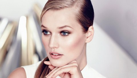 Toni garrn, модель, девушка, лицо, макияж