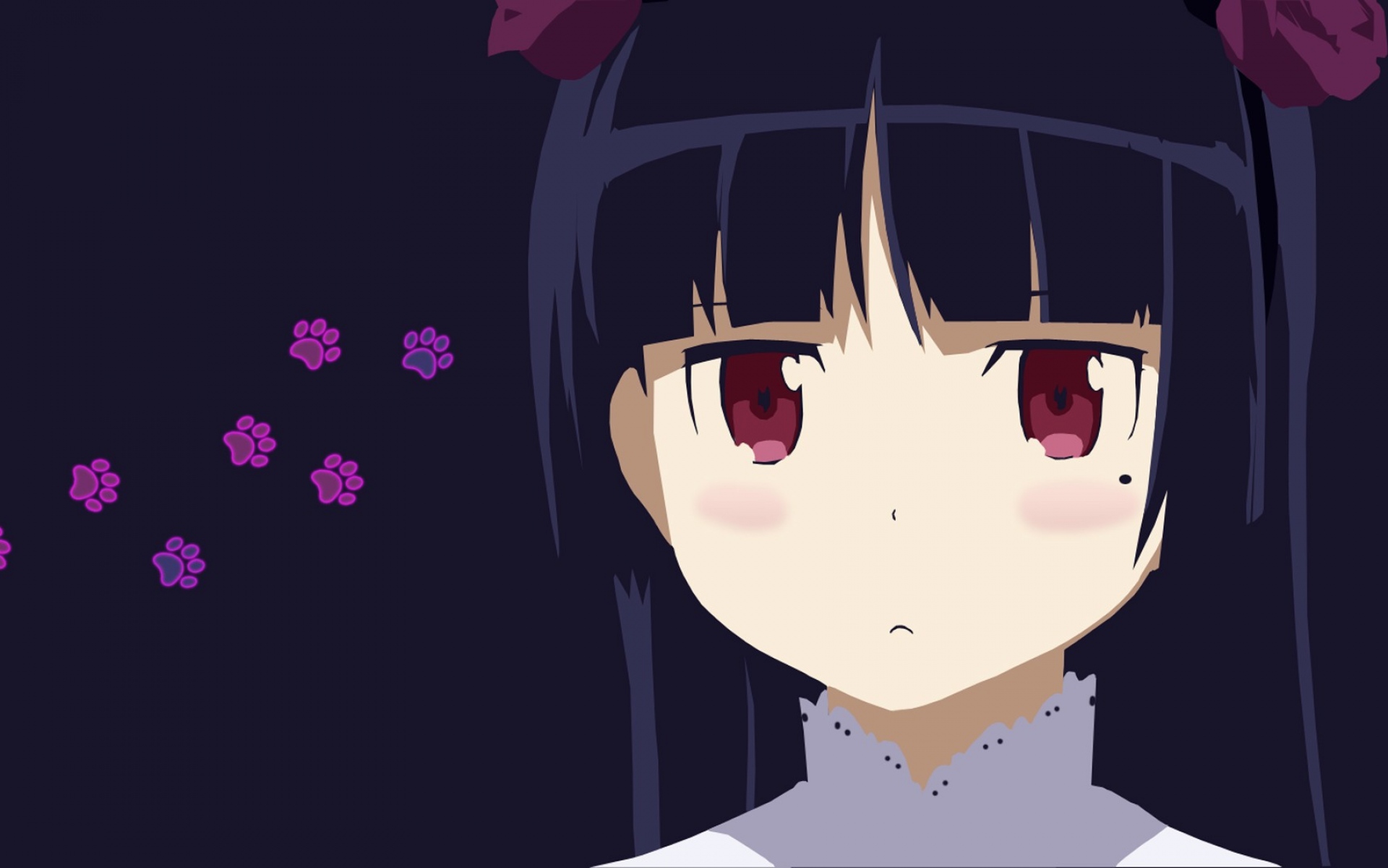 Картинки Gokou ruri, ore no imouto ga konnani kawaii wake ga nai, аниме, девушка, лицо фото и обои на рабочий стол