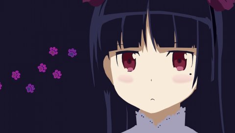 Gokou ruri, ore no imouto ga konnani kawaii wake ga nai, аниме, девушка, лицо