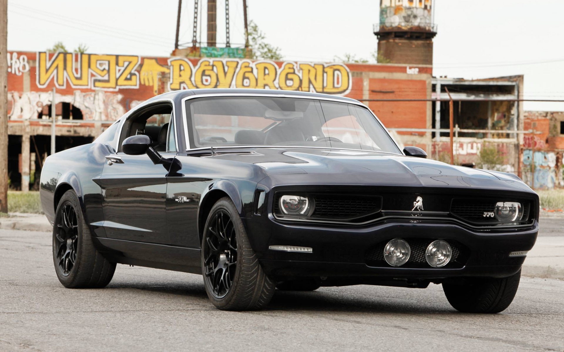 Картинки Equus bass 770, 2015, спортивный автомобиль, черный, вид сбоку фото и обои на рабочий стол