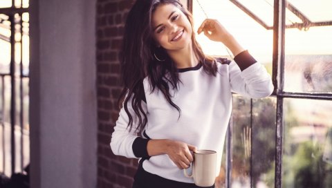 Selena gomez, лицо, певец, брюнетка, улыбка
