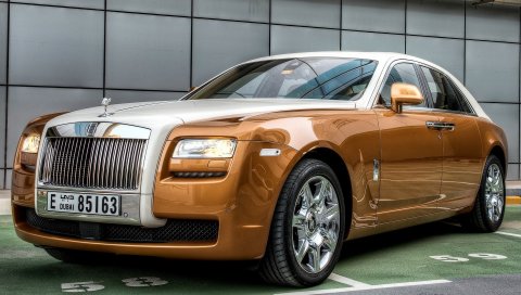Рулоны royce, автомобиль, вид сбоку, роскошный