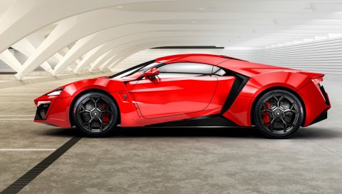 lykan, hypersport, вес двигателей, красные, вид сбоку