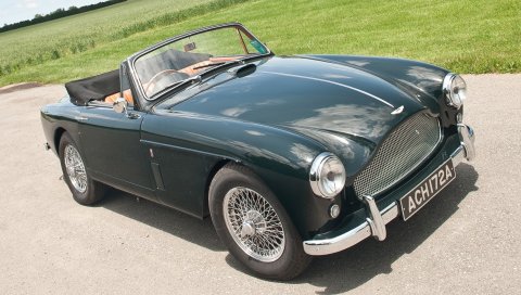 Aston Martin, Drophead Coupe, 1957, кабриолет, вид сбоку