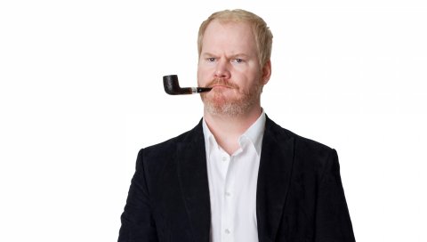 Джим Гаффиган, комик, актер, трубка, куртка