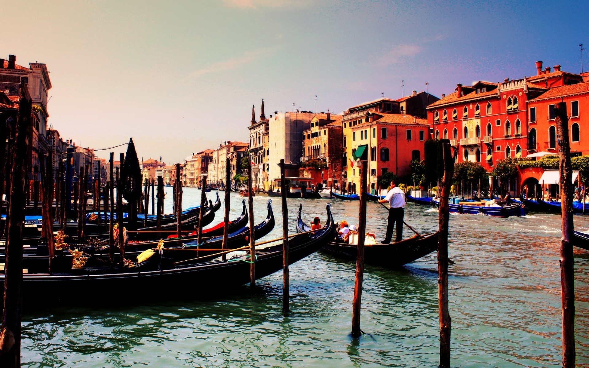 Картинки венеция, италия, гондола, река фото и обои на рабочий стол