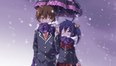 Chuunibyou demo koi ga shitai, takanashi rikka, togashi yuuta