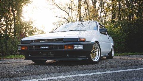 Toyota, венчик, ae86, trueno