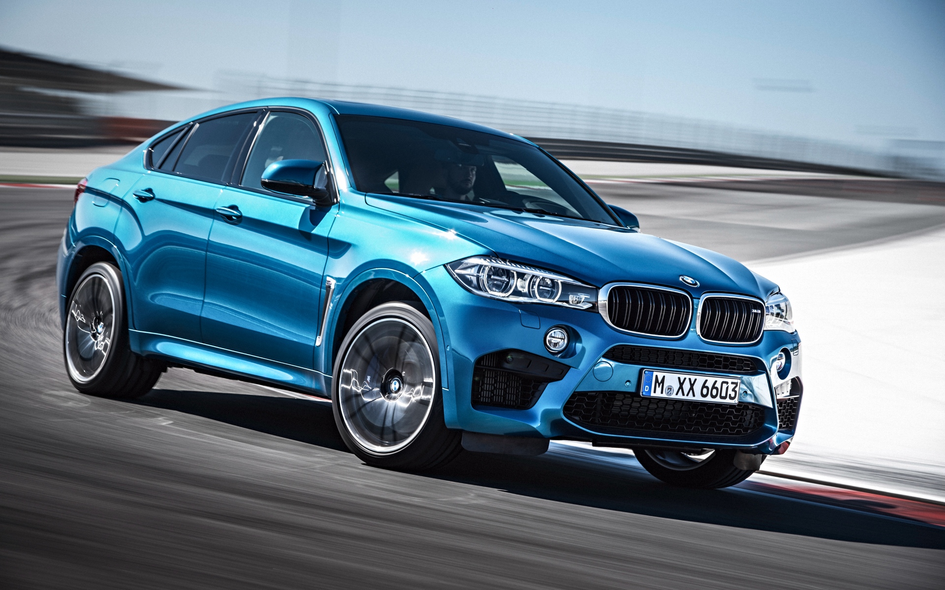 Картинки Bmw x6, bmw, синий, скорость, вид сбоку фото и обои на рабочий стол