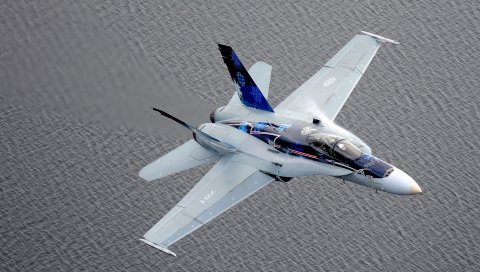 Cf-18, шершень, самолет, море