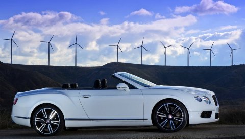 Bentley, континентальный, gtc, кабриолет