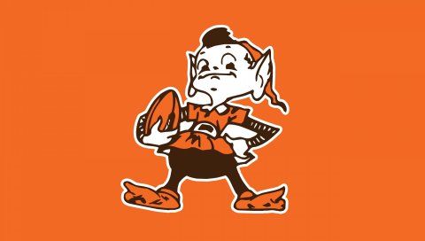 Cleveland browns, логотип, американский футбол