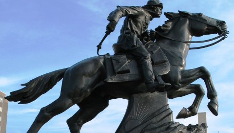 Пони экспресс, статуя, святой джозеф, миссури